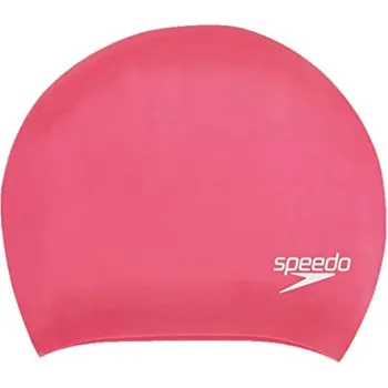 SPEEDO LONG HAIR CAP AU PINK 