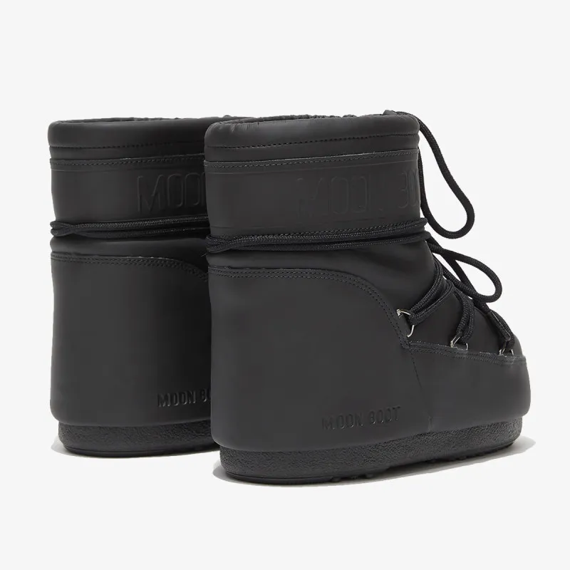 MOON BOOT MB ICON LOW RUBBER BLACK