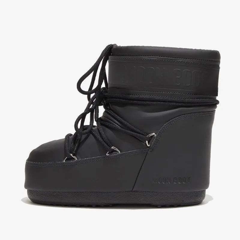 MOON BOOT MB ICON LOW RUBBER BLACK