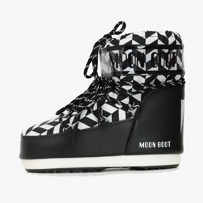 MOON BOOT MB ICON LOW OPT BLACK/WHITE 