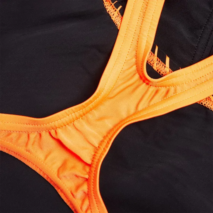 SPEEDO MEDLEY LOGO MDLT JF BLACK/ORANGE 