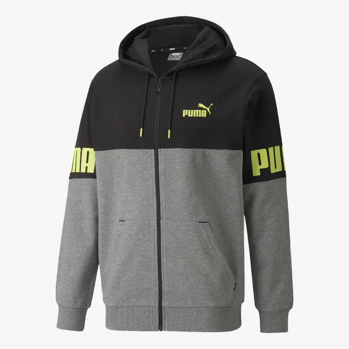PUMA Power Colorblock Full-Zip Hood 