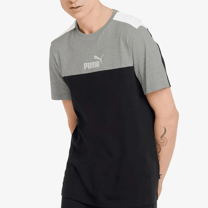 PUMA ESS+ BLOCK TEE