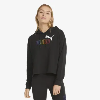 PUMA ESS+ RAINBOW CROPPED HOODIE TR 