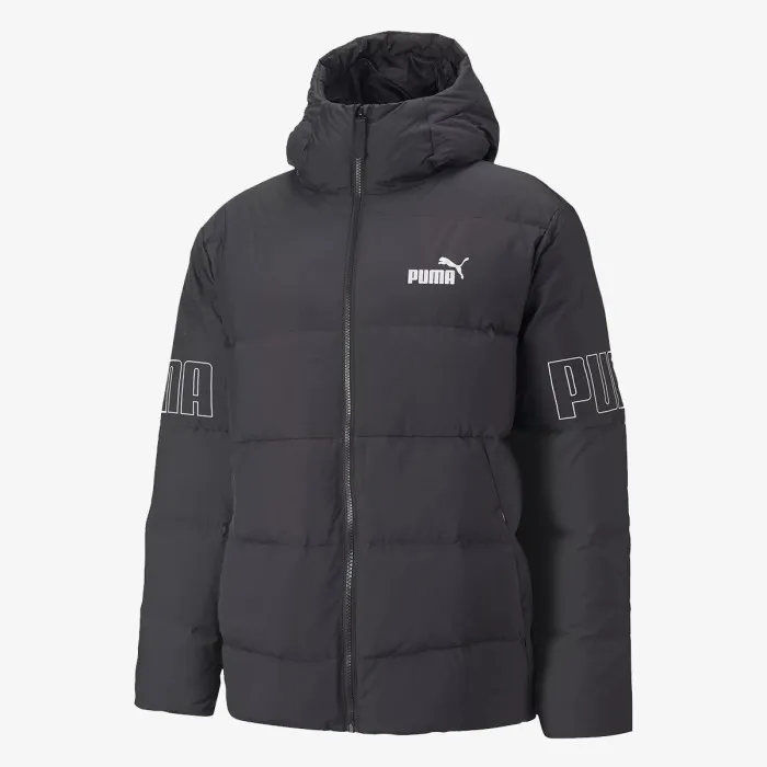 PUMA POWER HOODED DOWN PUFFER 