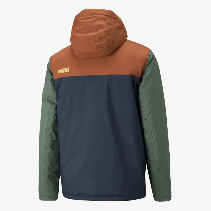 PUMA COLOURBLOCK HOODED PADDED JACKET 