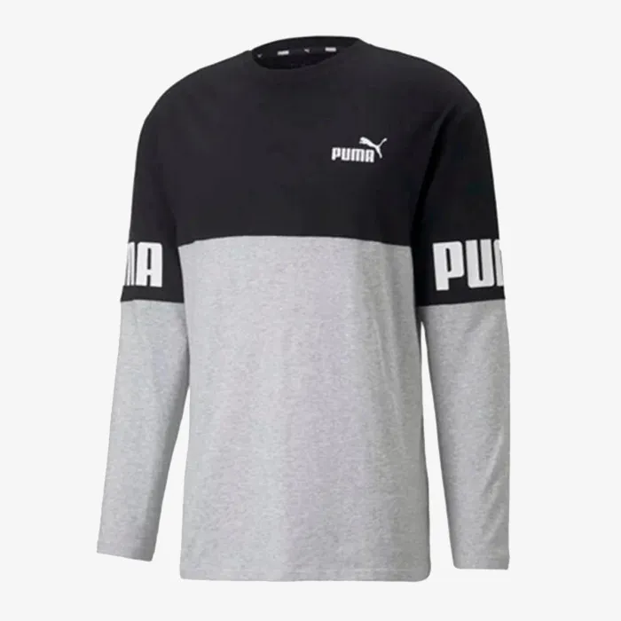 PUMA POWER COLORBLOCK LS TEE 