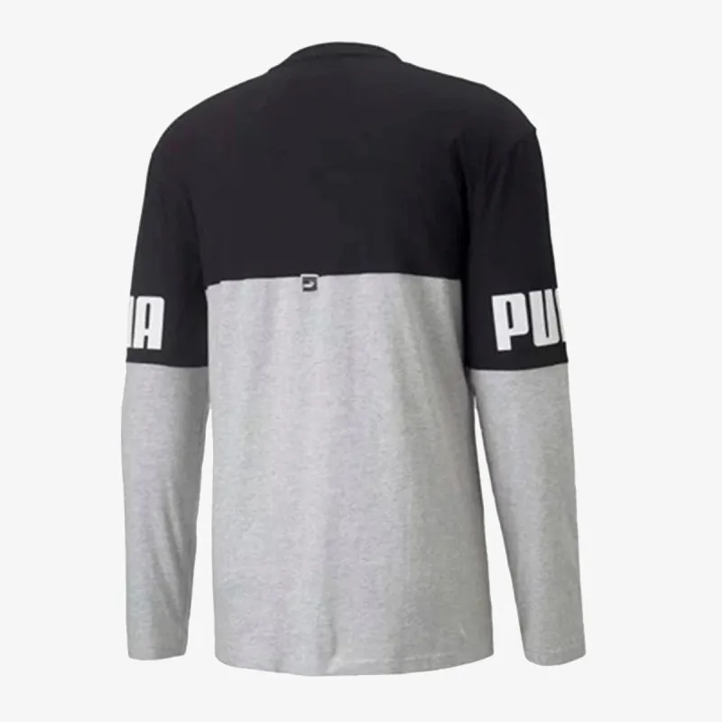 PUMA POWER COLORBLOCK LS TEE 
