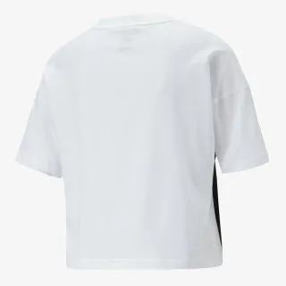 PUMA PUMA POWER TAPE TEE PUMA WHITE
