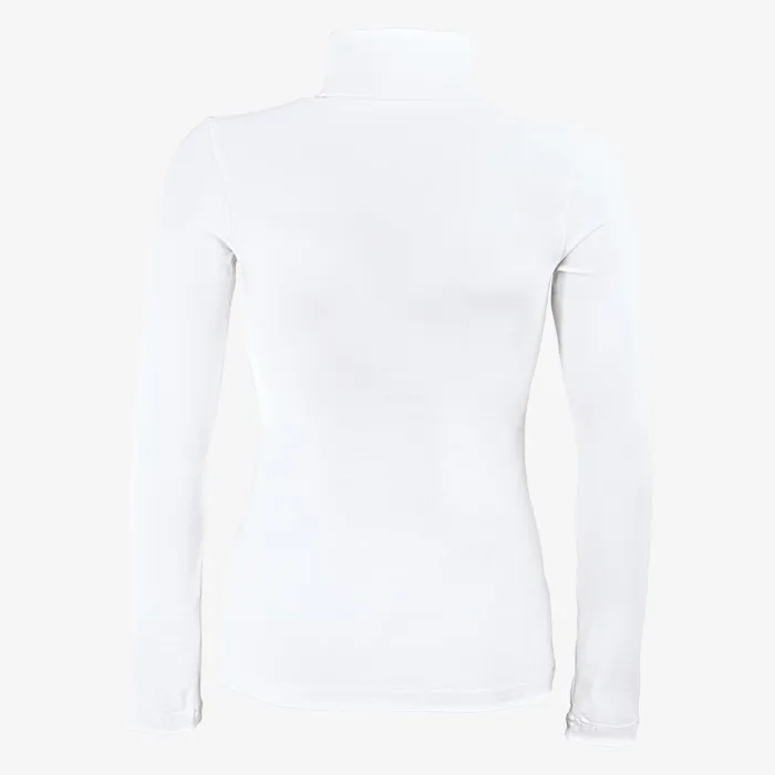 REUSCH REUSCH TURTLENECK PURE WOMEN, COTTON WHI 