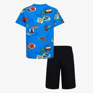 Nike NKB B NSW AOP FT SHORT SET