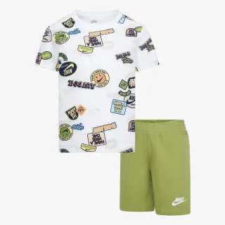 Nike NKB B NSW AOP FT SHORT SET