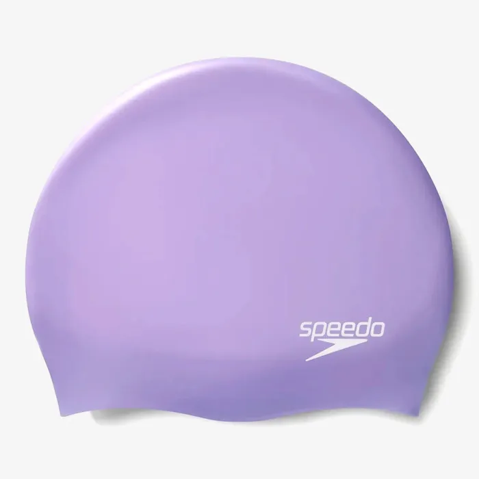 SPEEDO Plain Moulded Silicone Cap 