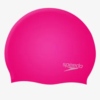SPEEDO MOULDED SILC CAP JU PINK/PINK 