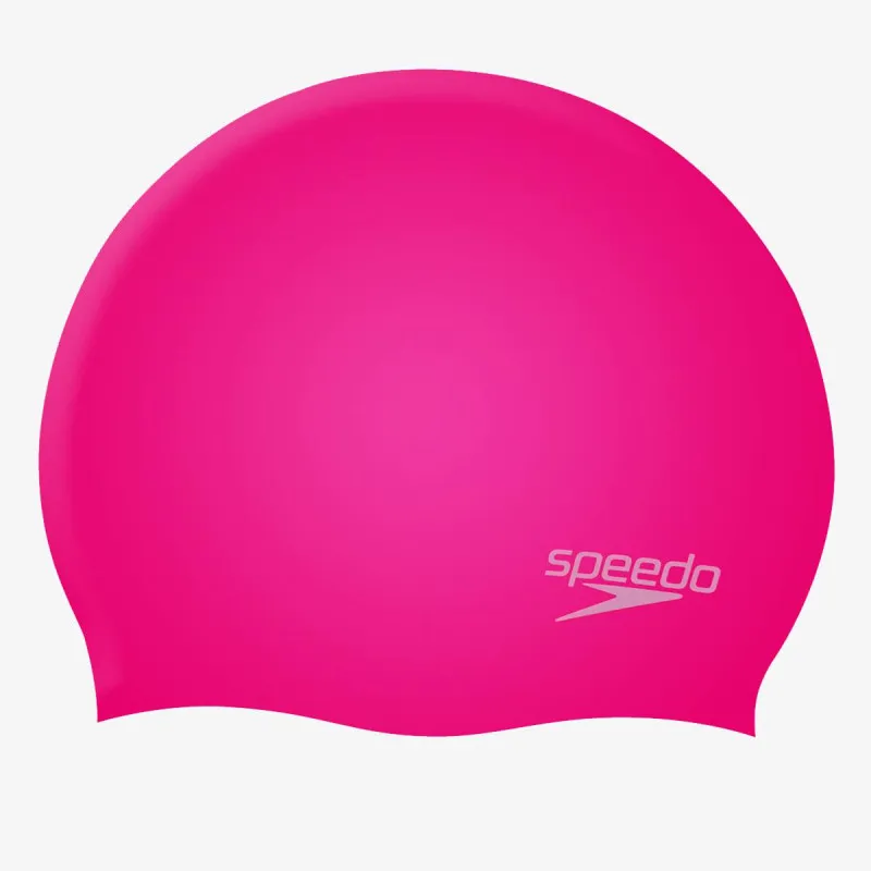 SPEEDO MOULDED SILC CAP JU PINK/PINK