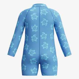 SPEEDO Long Sleeve Print Zip One Piece 