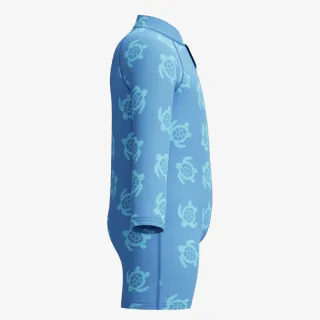 SPEEDO Long Sleeve Print Zip One Piece 