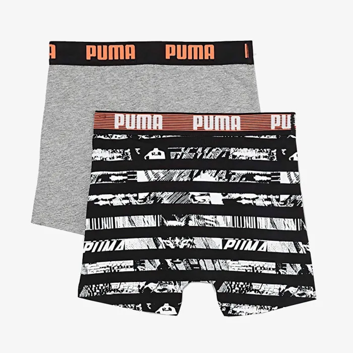 PUMA PUMA KIDS COLLAGE STRIPE AOP BOXER 2P AR 