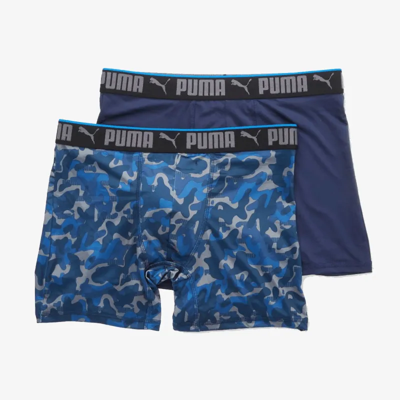 PUMA PUMA KIDS CAMO AOP BOXER 2P BLUE