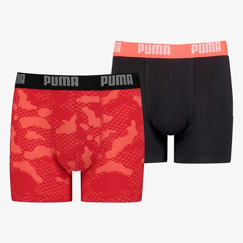 PUMA PUMA KIDS CAMO AOP BOXER 2P BLACK WHIT