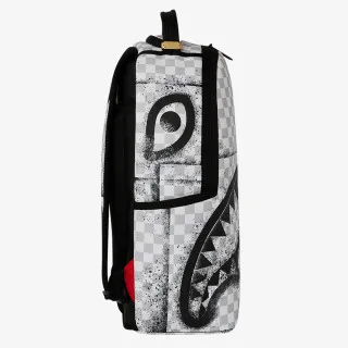 SPRAYGROUND RED STENCIL SHARK BACKPACK 