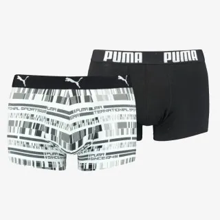 PUMA PUMA MEN AOP TRUNK 2P WHITE BLACK