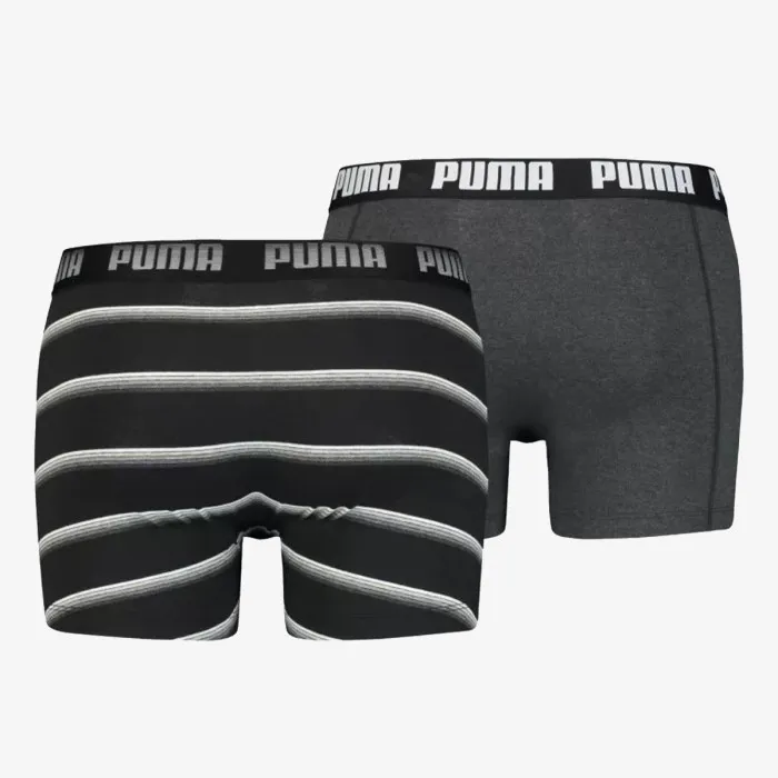 PUMA PUMA MEN GRADIENT STRIPE BOXER 2P BLACK 