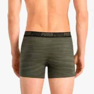 PUMA PUMA MEN SPACEDYE STRIPE BOXER 2P GREEN