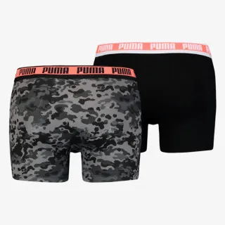 PUMA PUMA MEN CAMO BOXER 2P BLACK GREY MELA