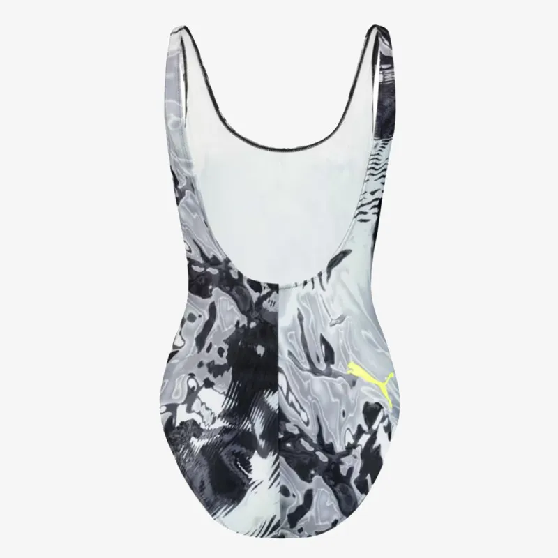PUMA SWIM WOMEN AOP SWIMSUIT 1P