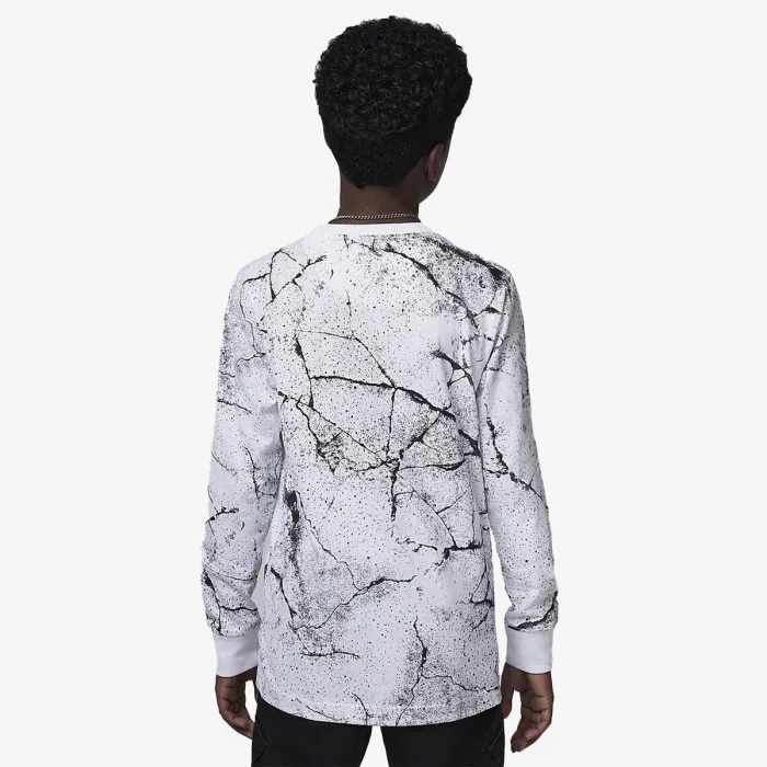 Nike JDB JUMPMAN CEMENT LS TEE 