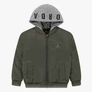 JORDAN JDN BIG LOGO HOODED BOMBER