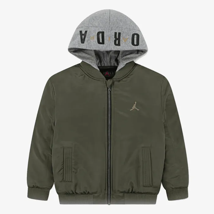 JORDAN JDN BIG LOGO HOODED BOMBER