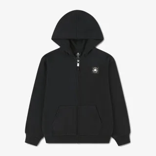 CONVERSE CNVB VARCITY ZIP FRONT HOODIE 