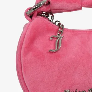 JUICY COUTURE Blossom Micro Hobo Polyester Super Pink 
