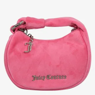 JUICY COUTURE Blossom Micro Hobo Polyester Super Pink 