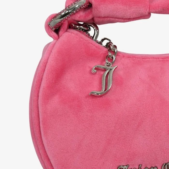 JUICY COUTURE Blossom Micro Hobo Polyester Super Pink 