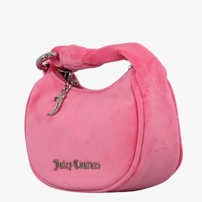 JUICY COUTURE Blossom Micro Hobo Polyester Super Pink 