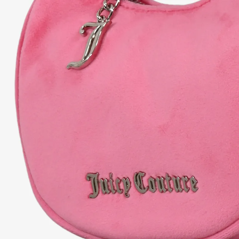 JUICY COUTURE Blossom Micro Hobo Polyester Super Pink 