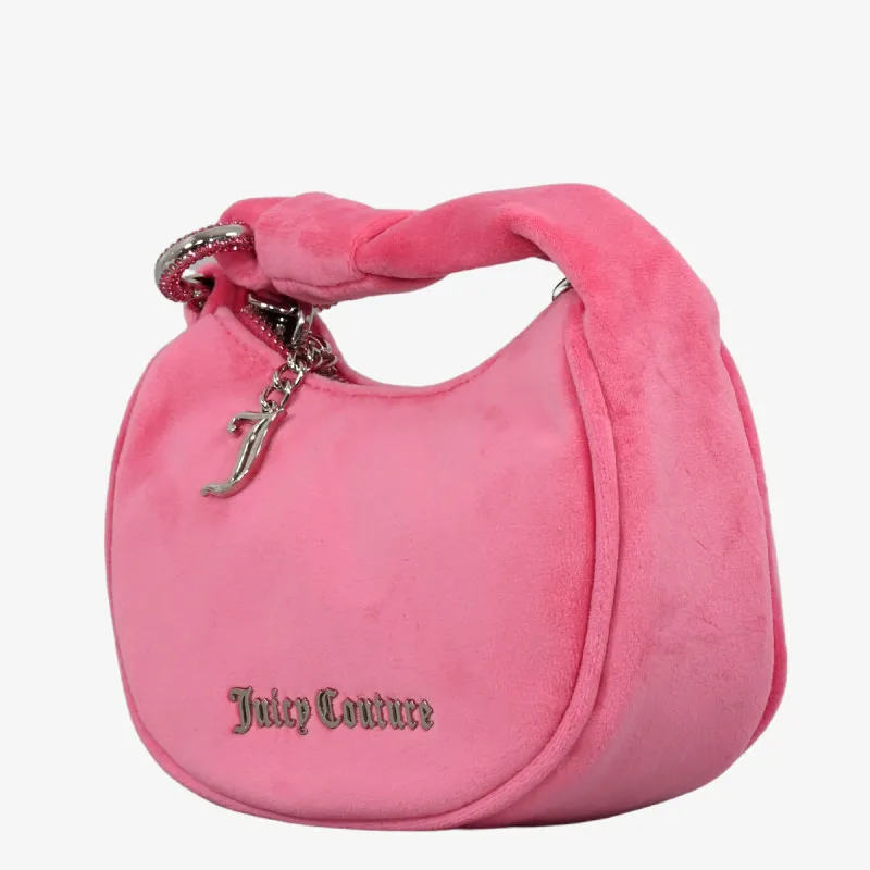 JUICY COUTURE Blossom Micro Hobo Polyester Super Pink 