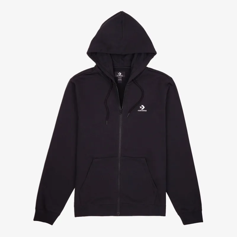 CONVERSE GO-TO EMBROIDERED STAR CHEVRON ZIP HOODIE