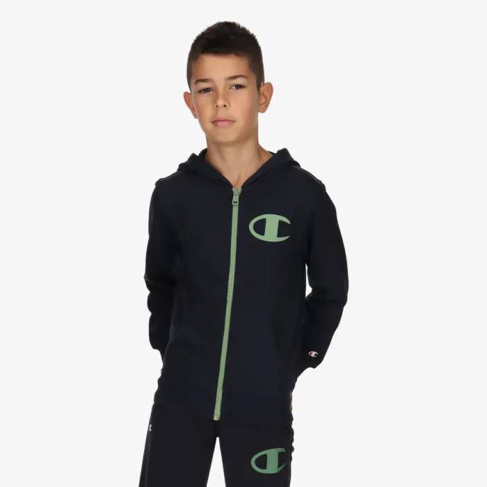 CHAMPION BOYS MODERN BASIC FULL ZIP HOODY 