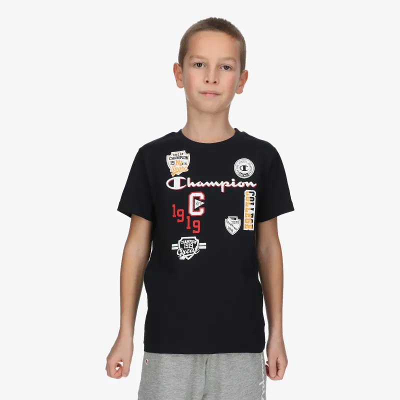 CHAMPION BOYS PATCH T-SHIRT