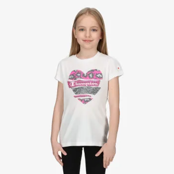 CHAMPION GIRLS HEART T-SHIRT 