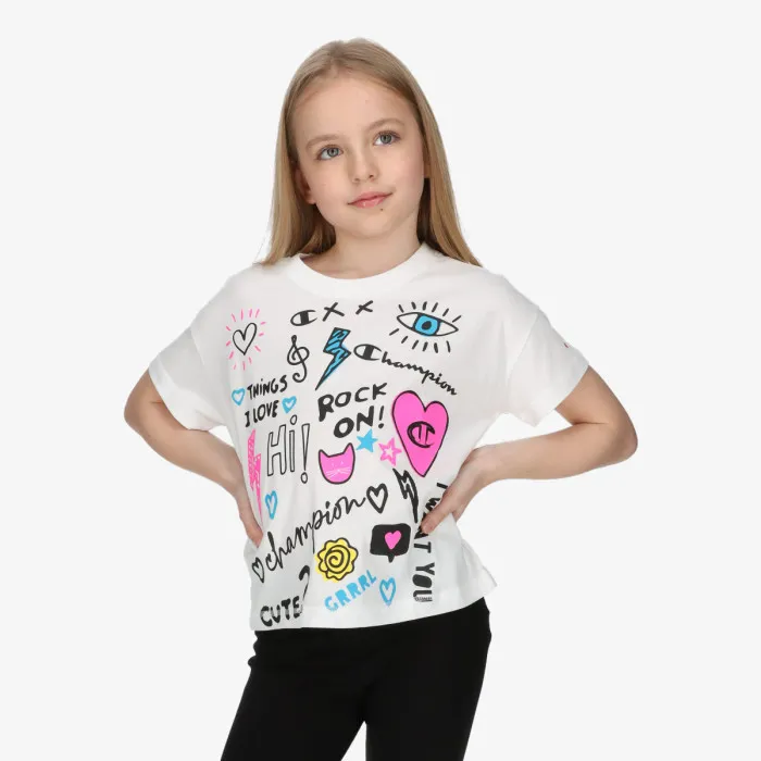 GIRLS GRAFFITI T-SHIRT 