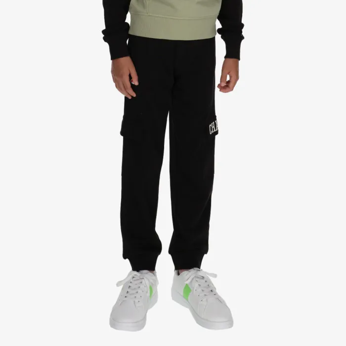 BOYS COLLEGE LOGO CARGO PANTS 