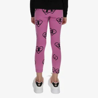CHAMPION GIRLS HEART AOP LEGGINGS