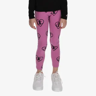 CHAMPION GIRLS HEART AOP LEGGINGS