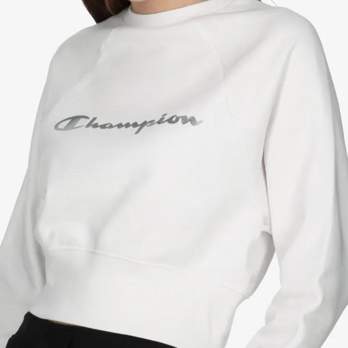 CHAMPION WHITE TAPE CREWNECK 