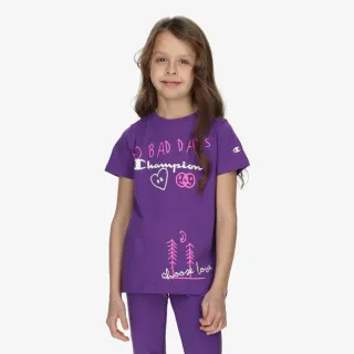 CHAMPION DRAWING LOGO T-SHIRT